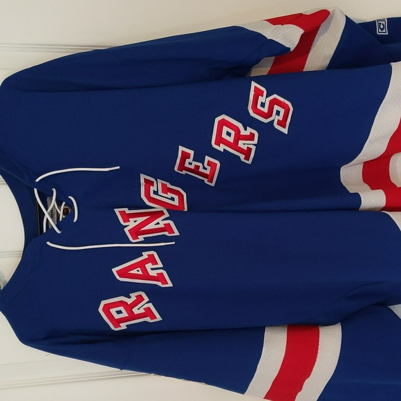 Authentic Rangers Jersey True Blue number 75 CCM size XL - Picture 2 of 11